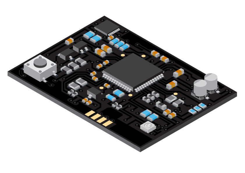 black pcb colors
