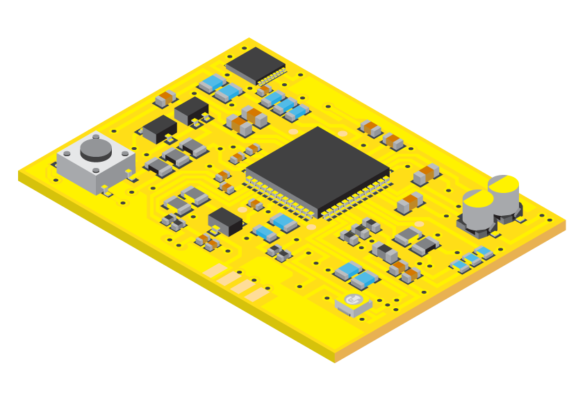 yellow pcb colors